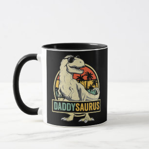 Mug Daddy Saurus T rex Dinosaur Famille de Fêtes des p