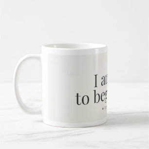 Mug d'affirmation pour recommencer