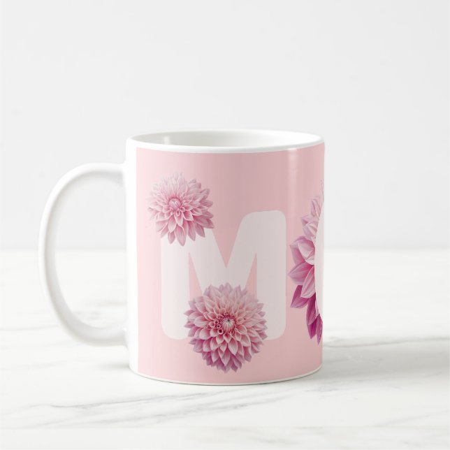 Mug Dahlia Fleurs Pour Maman (Gauche)