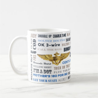 Mug d'air de la marine avec jargon et F/A-18F