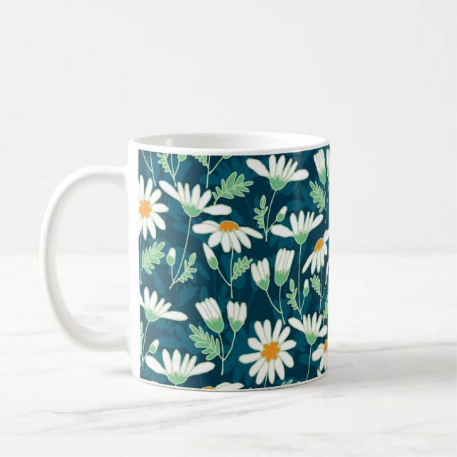 Mug Daisy Ditsy Chamomile Romantique Print (Gauche)