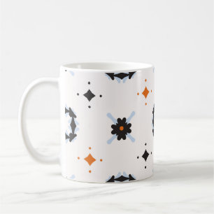 Mug Daisy Retro Floral vintage main Motif, Mer