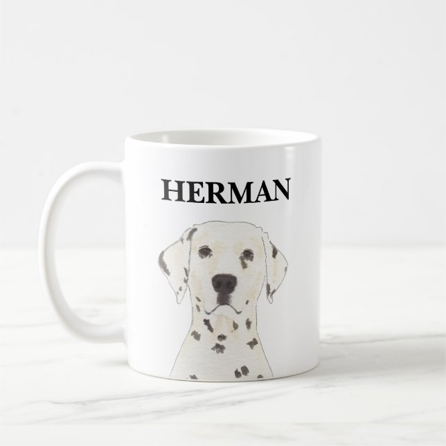 Mug Dalmatie personnalisée (Gauche)
