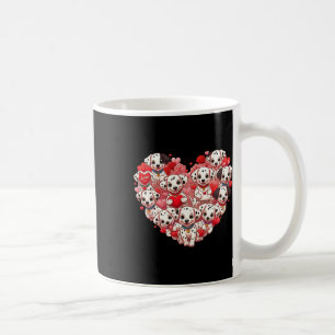 Mug Dalmatien drôle coeur Saint Valentin Dalmatien Fem