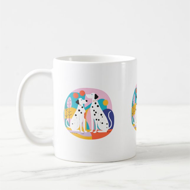 Mug dalmatiens (Gauche)