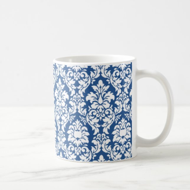 Mug Damas bleues et blanches (Droite)
