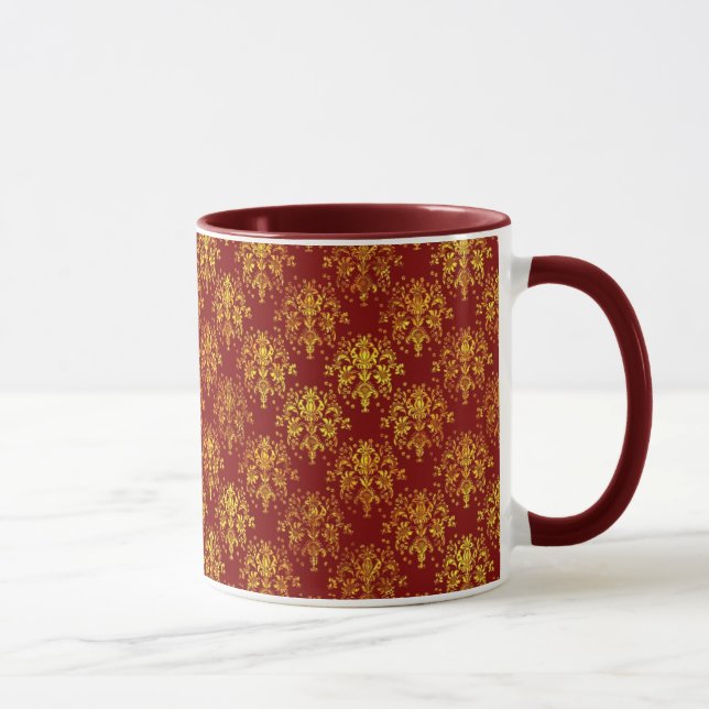Mug Damassé riche de vacances (Droite)