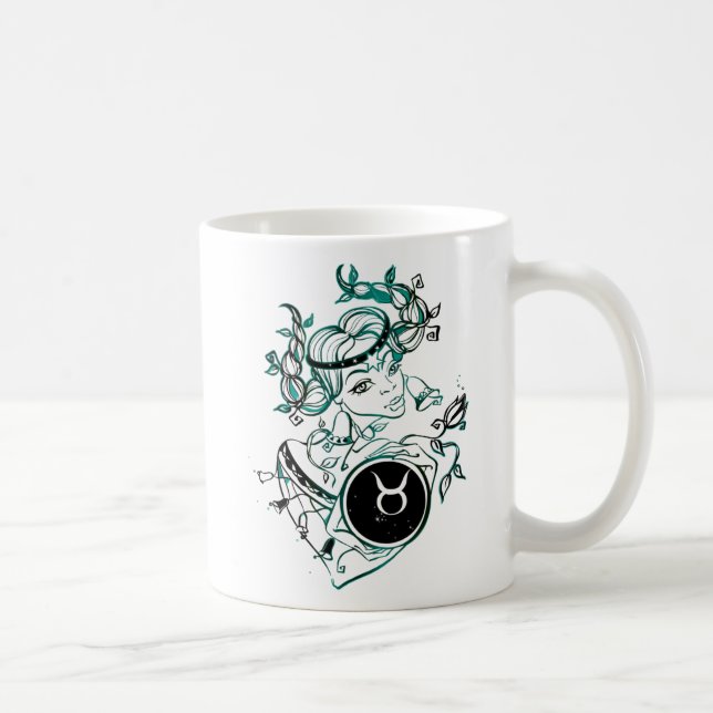 Mug Dame Art déco de Taurus (Droite)