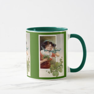 Mug Dame avec Shamrocks