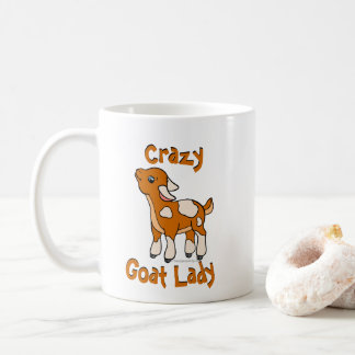 Mug DAME DE CHÈVRE CRAZY | par TotallyGoatally™