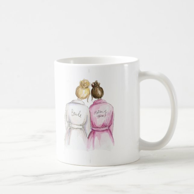 Mug Dame de honneur ? Domestique blonde de brune de (Droite)
