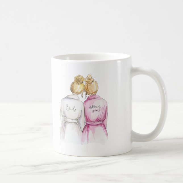 Mug Dame de honneur ? Domestique blonde de petit pain (Droite)