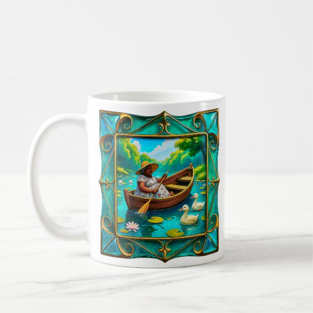 Mug Dame de la Tranquillité à la rame (Gauche)