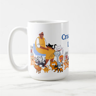Mug Dame des chats fous