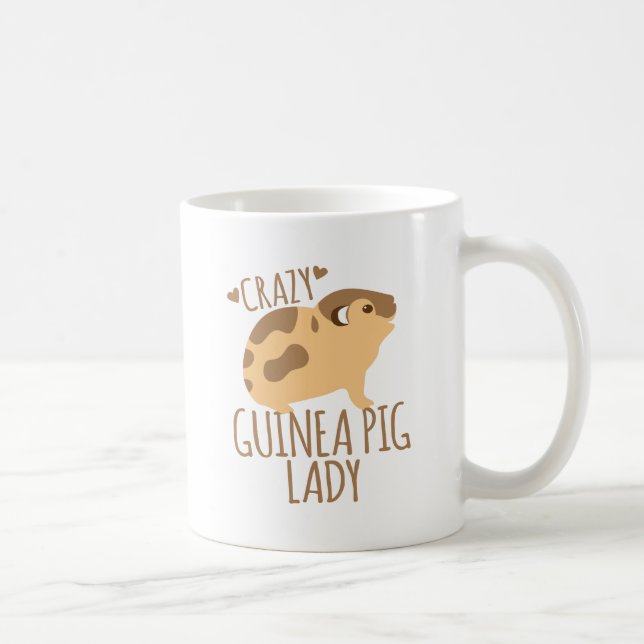 Mug dame folle de cobaye (Droite)
