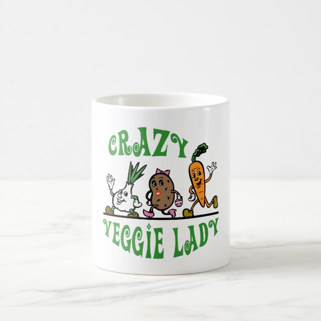 MUG DAME VÉGÉTARIENNE FOLLE (Centre)
