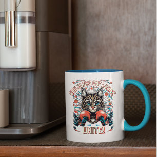 Mug Dames de chat sans enfants unissez-vous élection 2