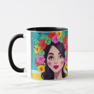 Mug Dames en fleur de café