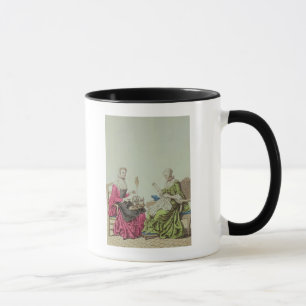 Mug Dames tournant et cousant, c.1765