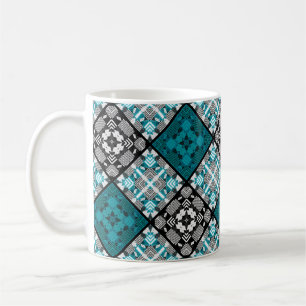 Mug Damier à carreaux seamless abstrait géométrique de