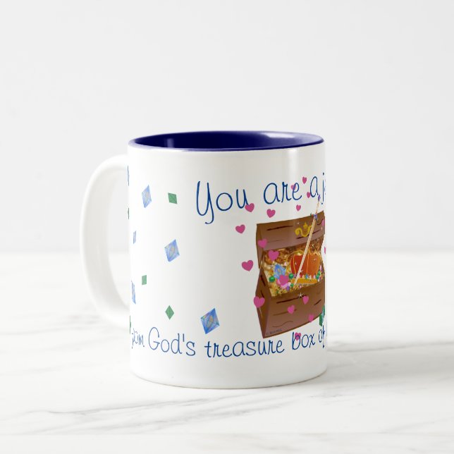 Mug d'amitié précieuses (Devant gauche)