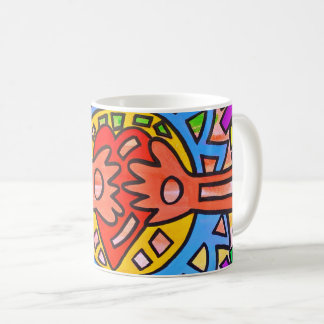 Mug d'amour coloré par Tamara Diaz Art