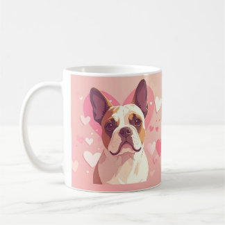 Mug d'amour de Bouledogue Français Mignon