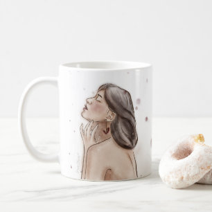 Mug d'amour personnel Blanc et éclat