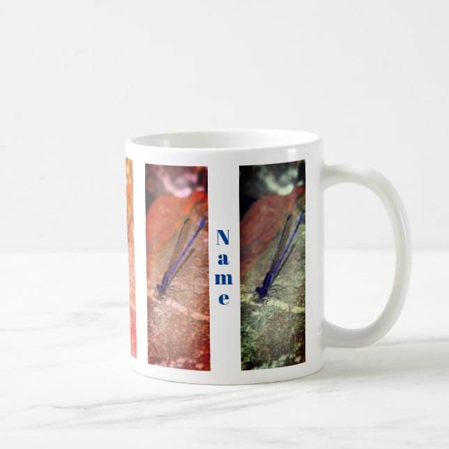 Mug Damselfly Dragonfly Nature Personnalisée (Droite)