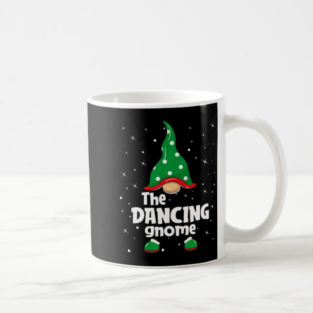 Mug Dancing Gnome Family Matching Christmas Funny Paja (Droite)
