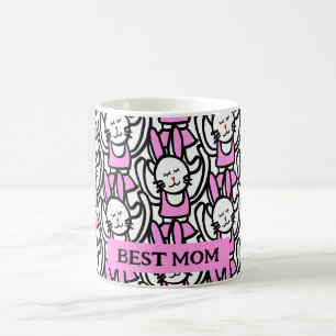 Mug Dancing Rabbit Mug, cadeau personnalisé de la fête