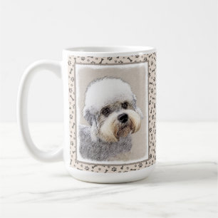 Mug Dandie Dinmont Terrier Peinture Chien Art original