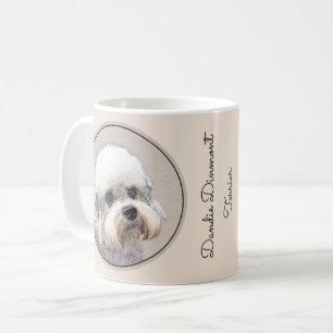 Mug Dandie Dinmont Terrier Peinture Chien Art original