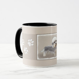 Mug Dandie Dinmont Terrier Peinture originale de Chien