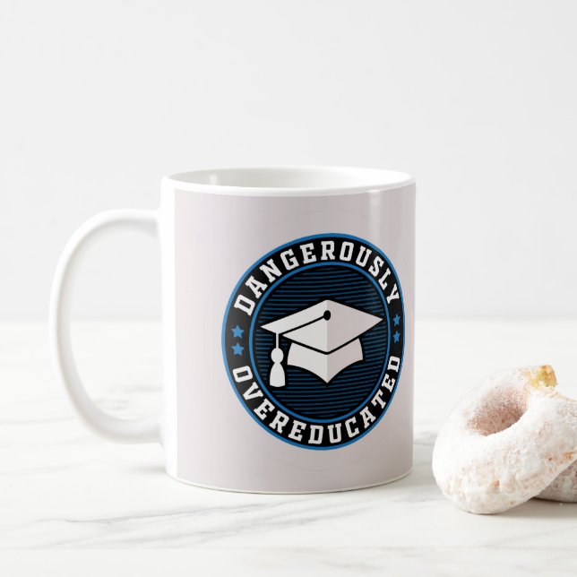Mug Dangereusement suréduqués (Avec donut)