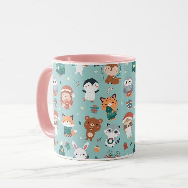 Mug d'animaux de Noël (Devant gauche)