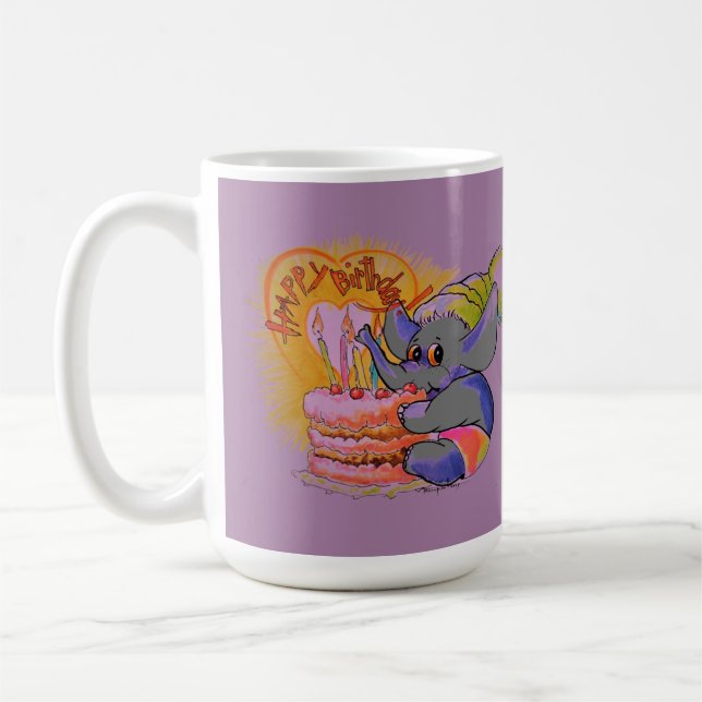 Mug d'anniversaire de Metalphant (G) (Gauche)