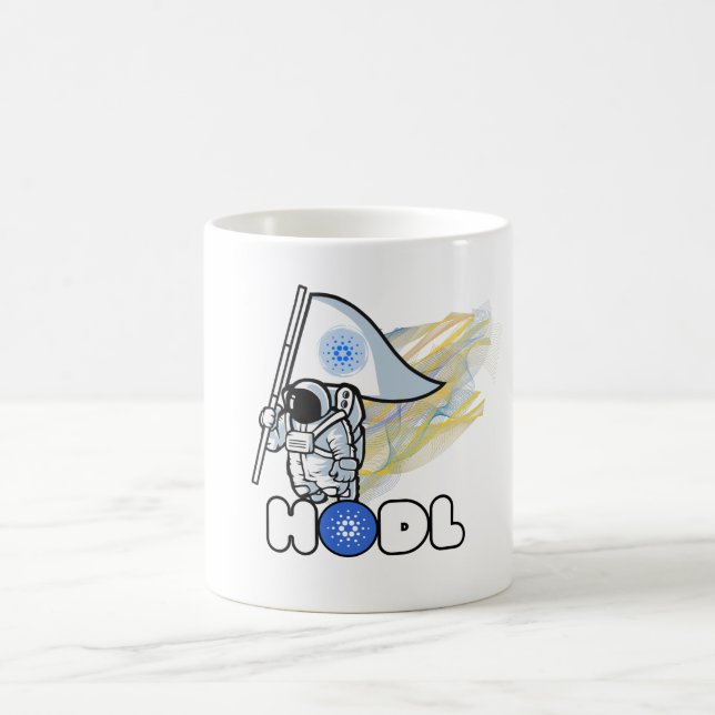 Mug dans cardano hodl astronaute crypto (Centre)