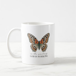 Mug Dans l'attente, Dieu travaille