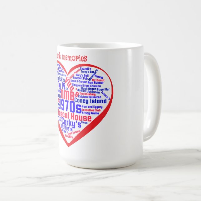 Mug dans les années 1960, 1970, 1980 (Devant droit)