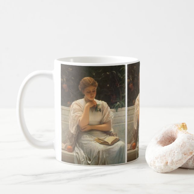 Mug Dans l'orangerie de Charles Edward Perugini (Avec donut)
