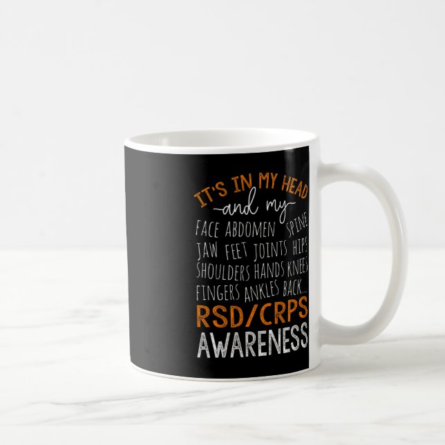 Mug Dans Ma Tête Et Mon Corps Guerrier Rsd Crps Sensib (Droite)