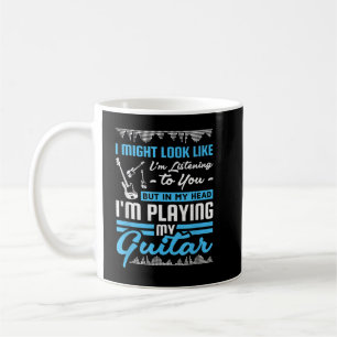 Mug Dans ma tête, je joue de ma guitare