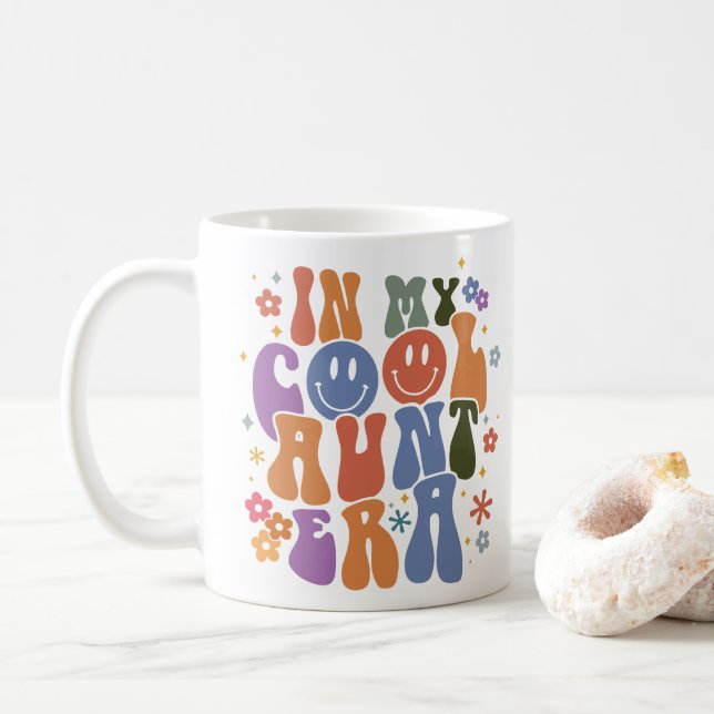 Mug Dans Mon Époque De Tante Cool (Avec donut)