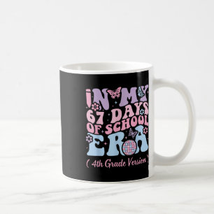 Mug Dans Mon Ère De 67 Jours D'école Mème Enfants Jeun