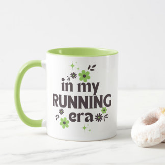 Mug Dans mon ère de course, drôle cadeau de course pou