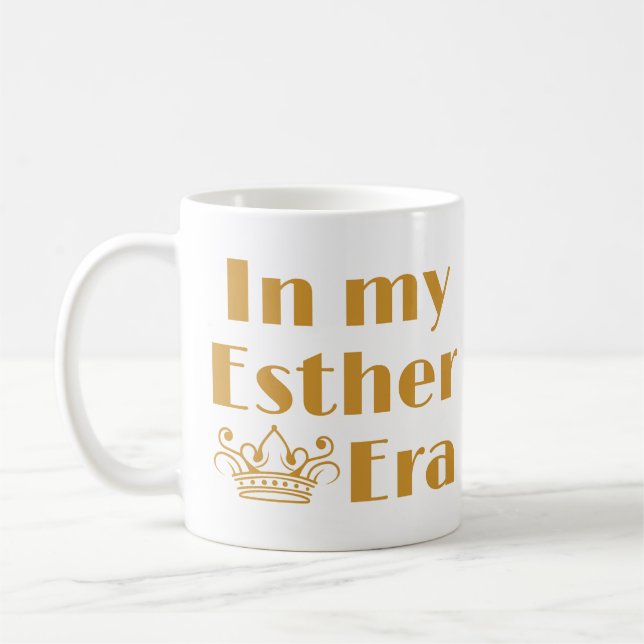 Mug Dans Mon Ère Esther Purim (Gauche)