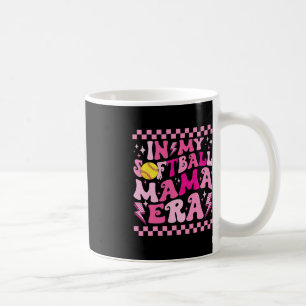 Mug Dans Mon Softball Mama Era Drôle Halloween Mat Fam