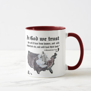 Mug DANS un DIEU NOUS FAISONS CONFIANCE - à 2 7h14 de