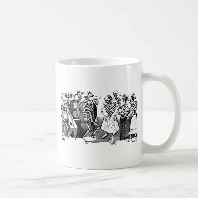 Mug "Dansant le Jarabe dans l'autre monde " (Droite)